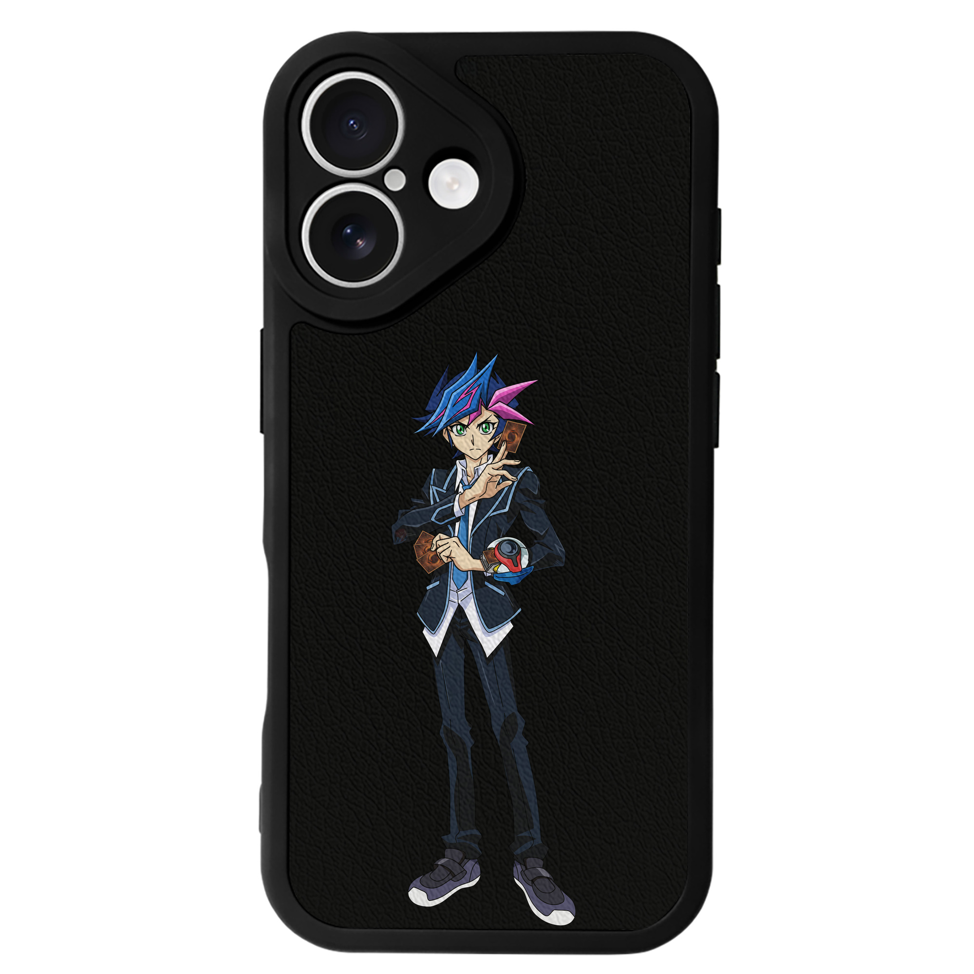 遊☆戯☆王 Yu-Gi-Oh! 【iPhone 16シリーズ対応】シリコンスマホケース（レザー調） 材質：シリコン